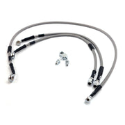 MCS by Goodridge brake line front stainless clear coated