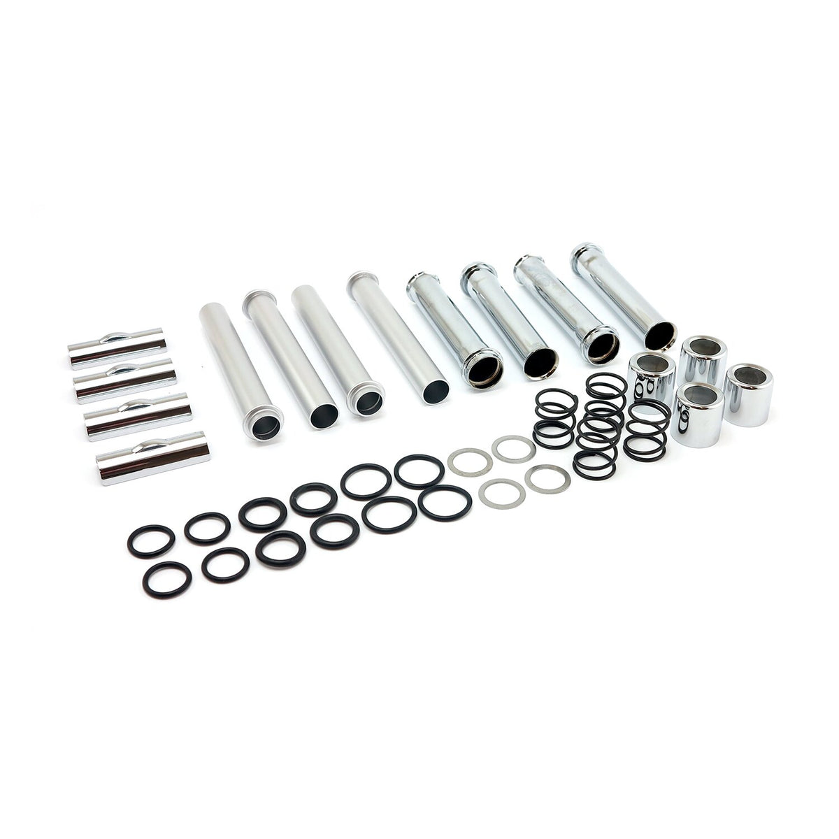 MCS Complete M8 pushrod cover kit - Chrome