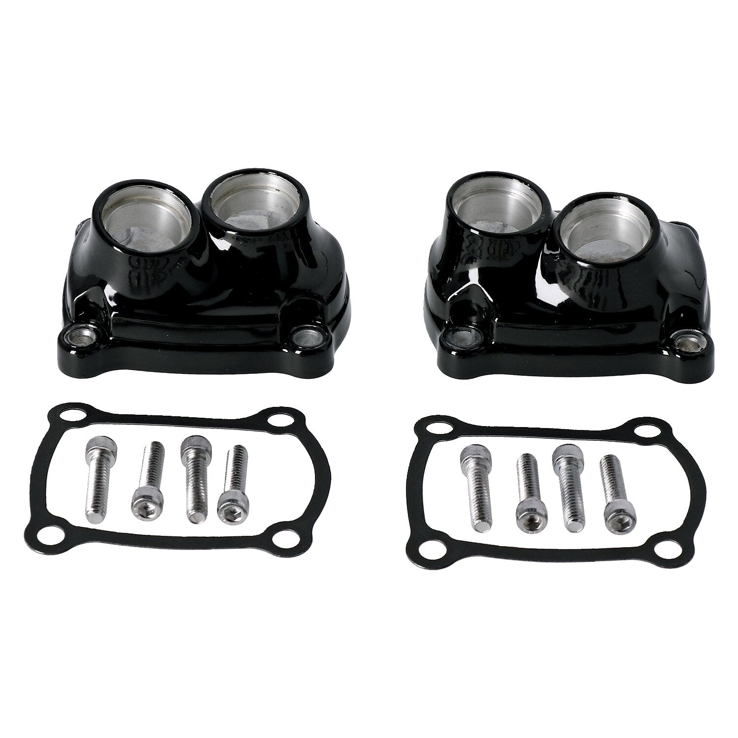 MCS M8 tappet block cover set - Black