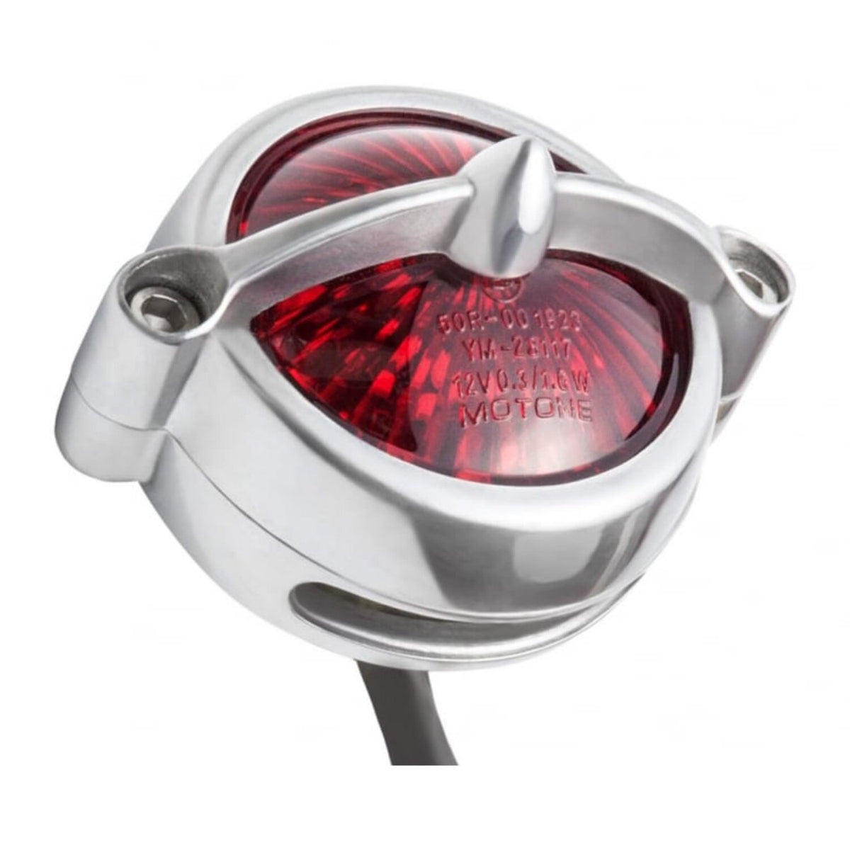 Motone Bel Air LED taillight - Polished no bracket - ECE