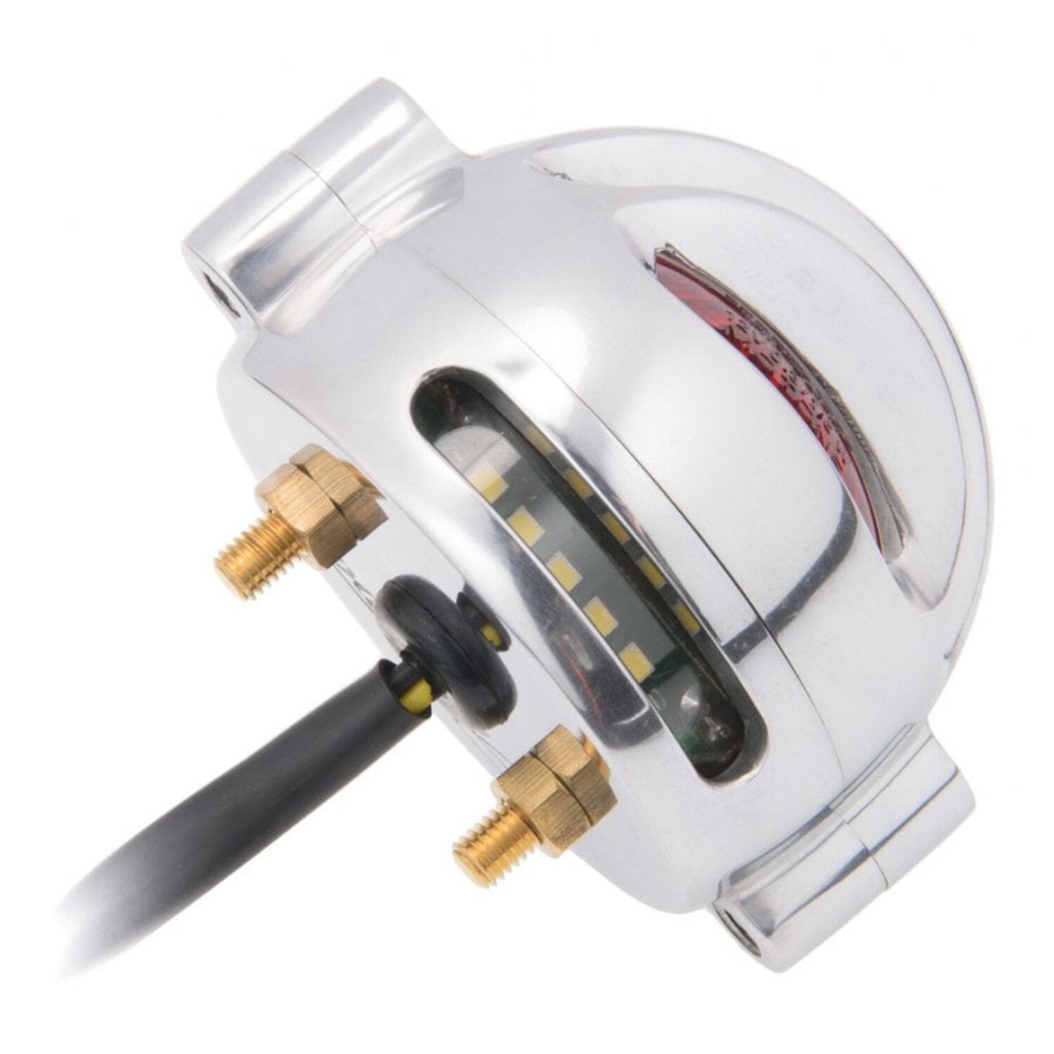 Motone Lecter LED taillight - Polished no bracket - ECE