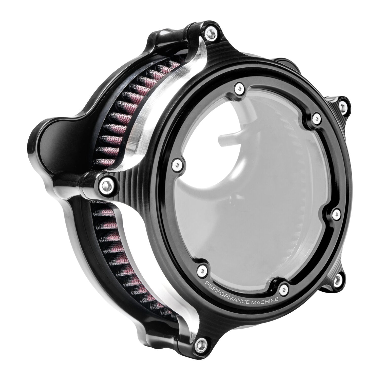 Performance Machine Vision air cleaner kit - Black CC