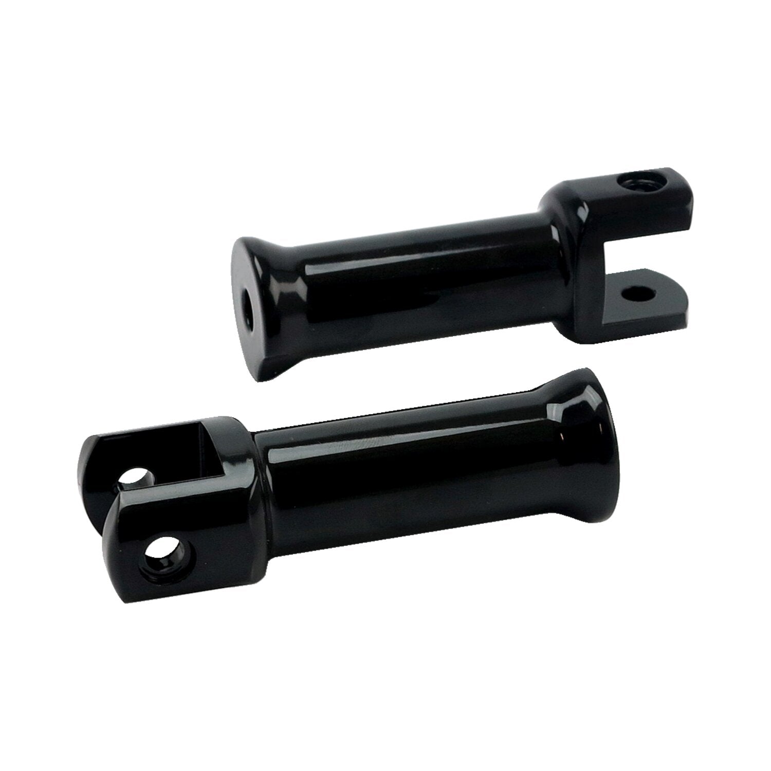 MCS M8 Softail passenger footpeg mounts black