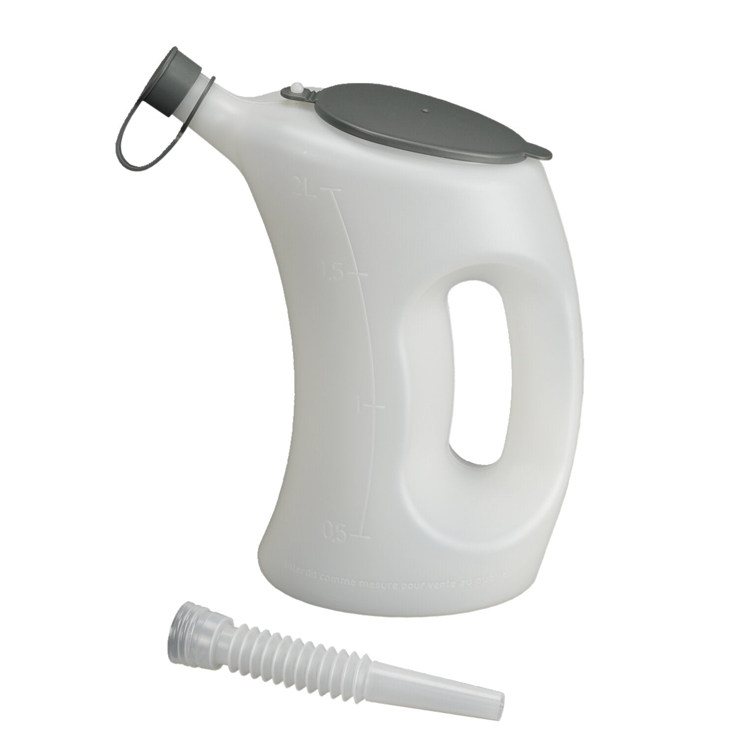 Pressol measuring jug transparent w/cover - 2 liter