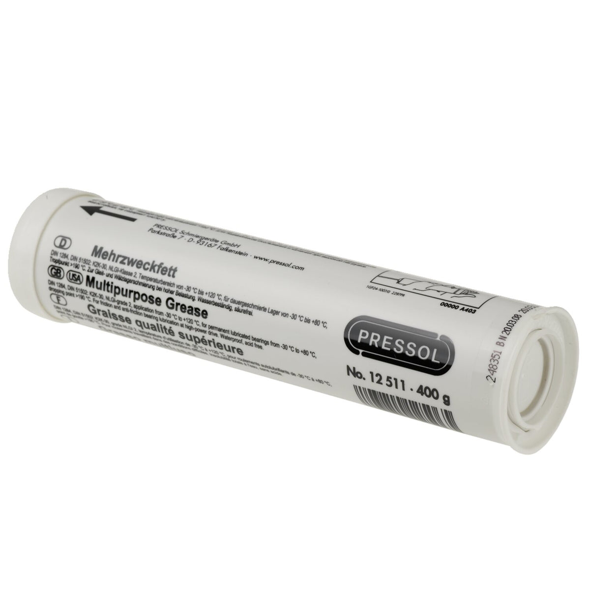 Pressol multi purpose grease cartridge - 400 gram