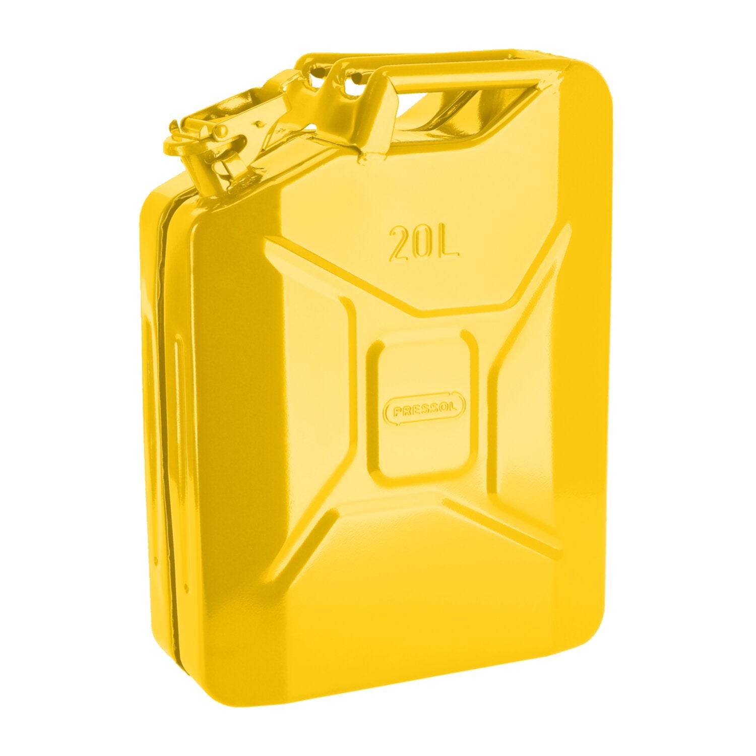 Pressol metal jerrycan - Yellow 20 liter