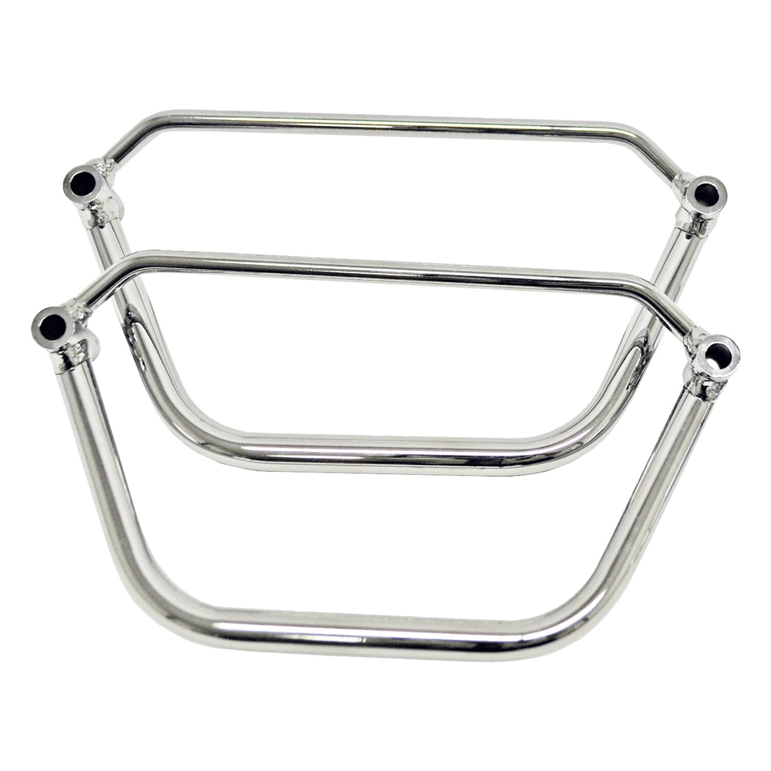 Longride saddlebag holder chrome