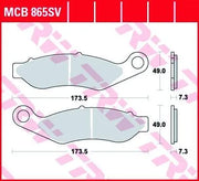 Trw Sv Serie Sinter Bremsbeläge Für Vorderbremse - Vorne