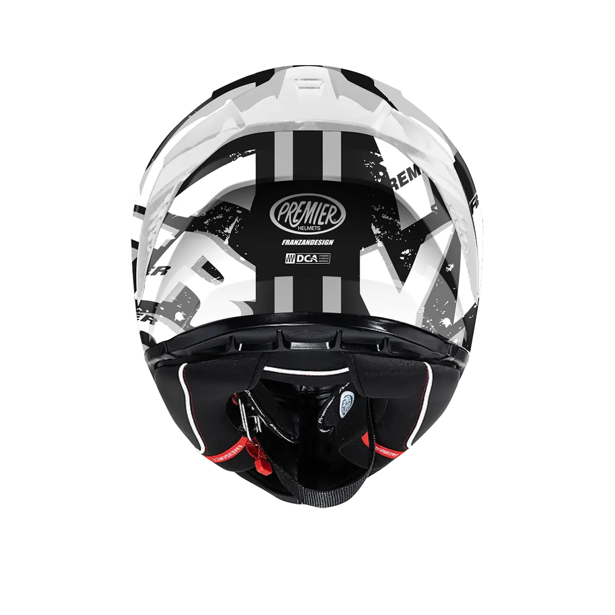 Premier Helmets Hyper Sr Helmet Full Face Street White/black