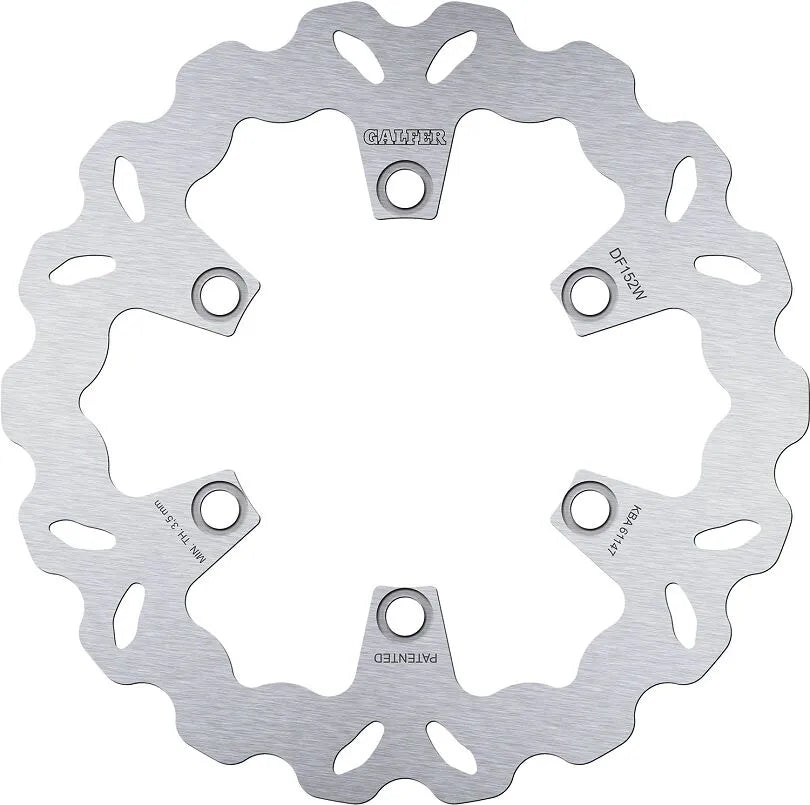Galfer Wave Brake Rotor For Motorcycles - Rear