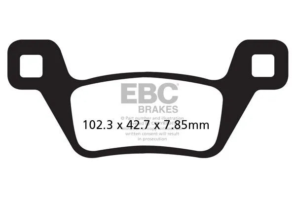 Ebc R Series Heavy Duty Sinter Bremsbeläge - Vorne
