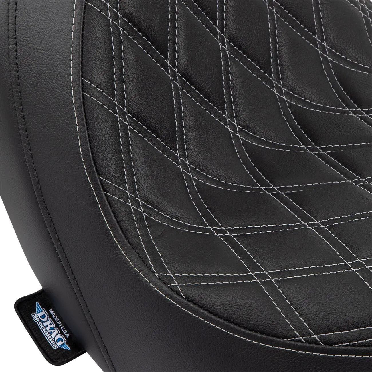 Drag Specialties Predator Seat - Enhanced Comfort - For Harley Davidson