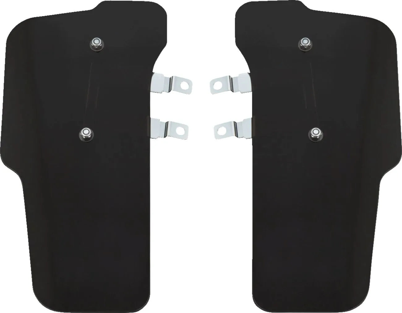Show Chrome Lower Wind Deflectors - Smoke