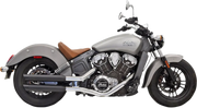 Bassani Xhaust Slip-On Schalldämpfer aus schwarzem Stahl