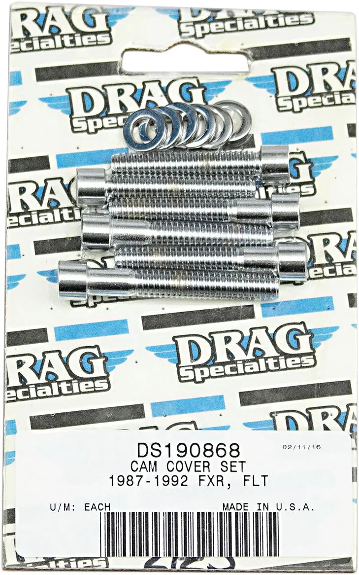 Drag Specialties Smooth Socket Cam Cover Bolts HD Big Twin 87-92