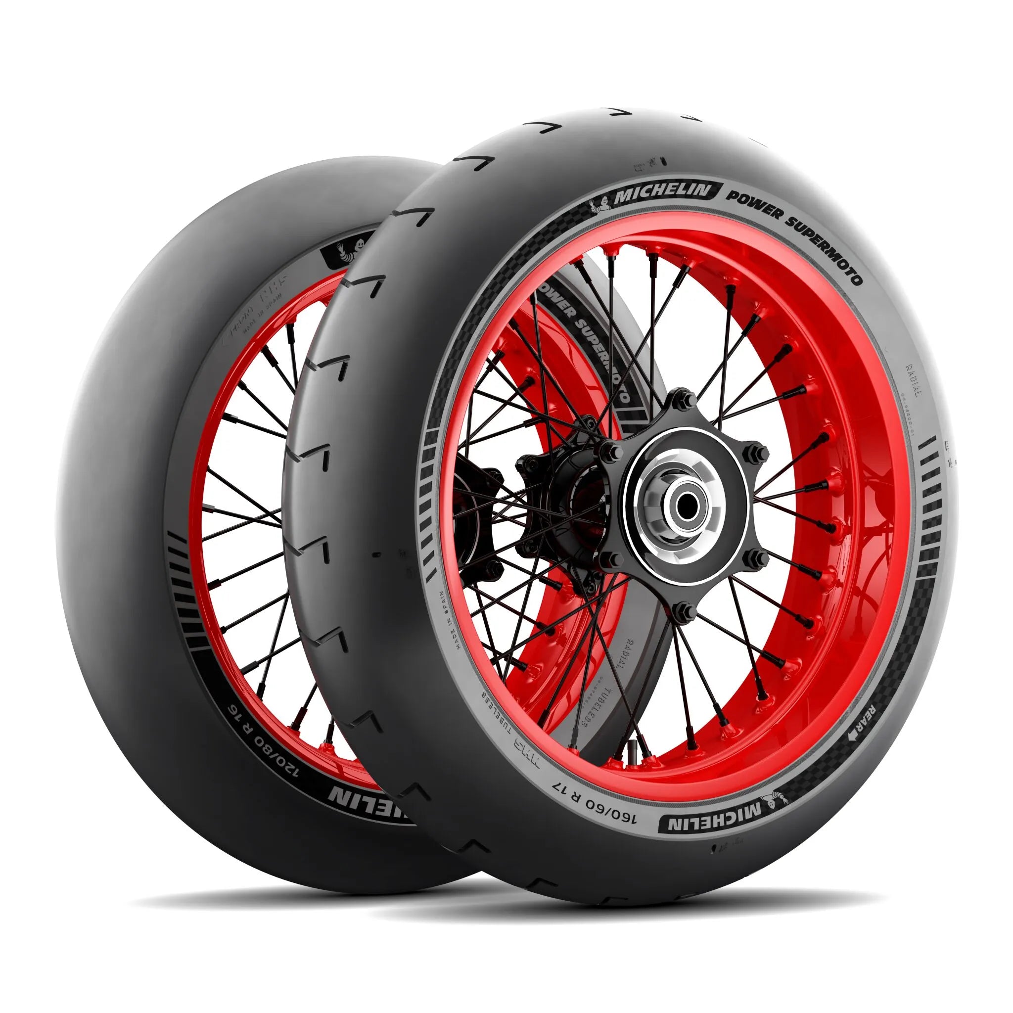 Michelin Power Supermoto Slick Tire - 120/75r16.5