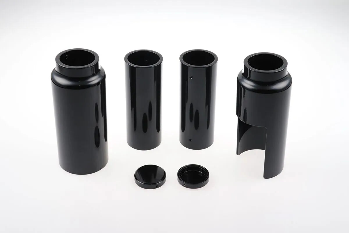Cult Werk Fork Covers - Gloss Black Aluminum