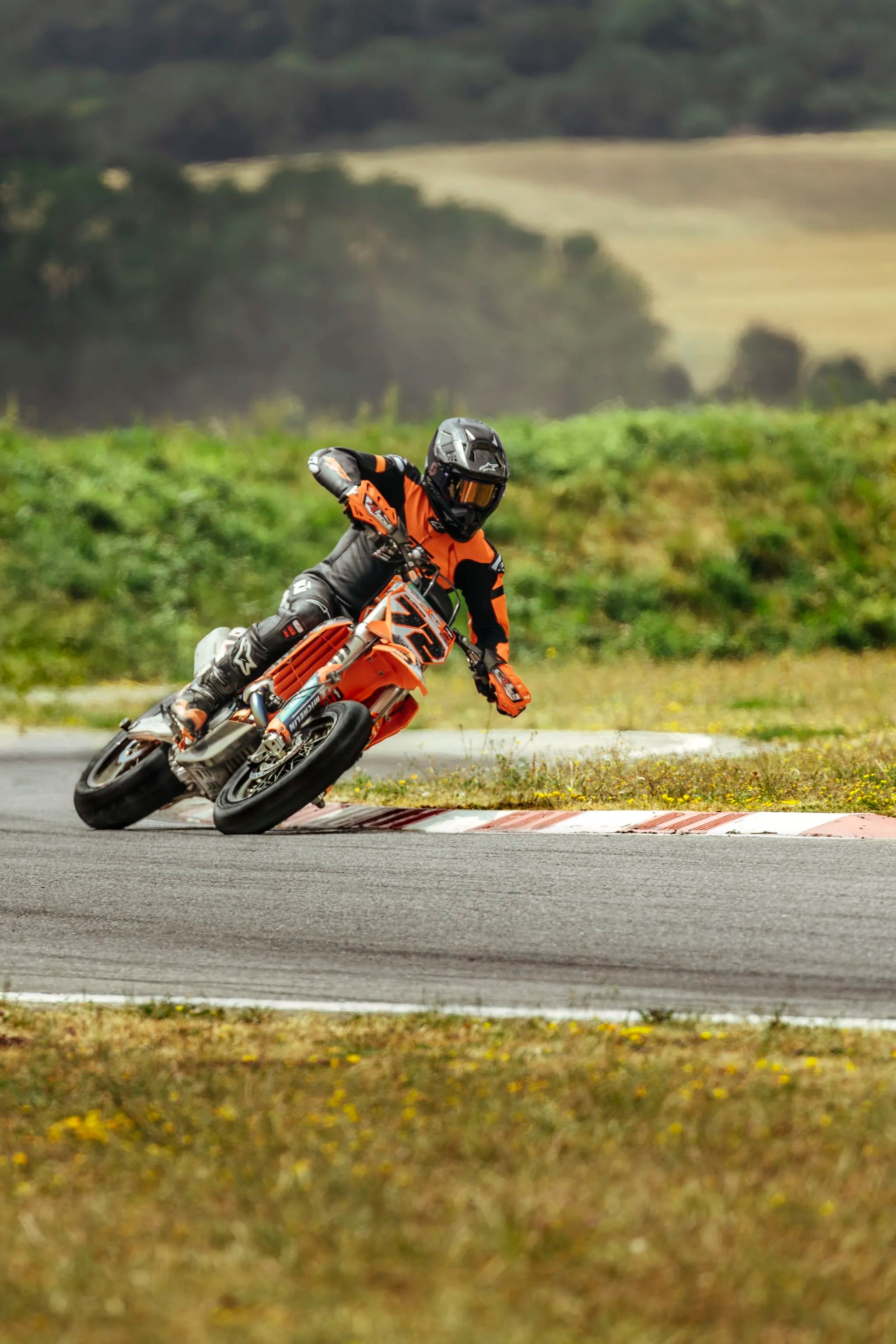 Michelin Power Supermoto Slick Tire - 120/75r16.5