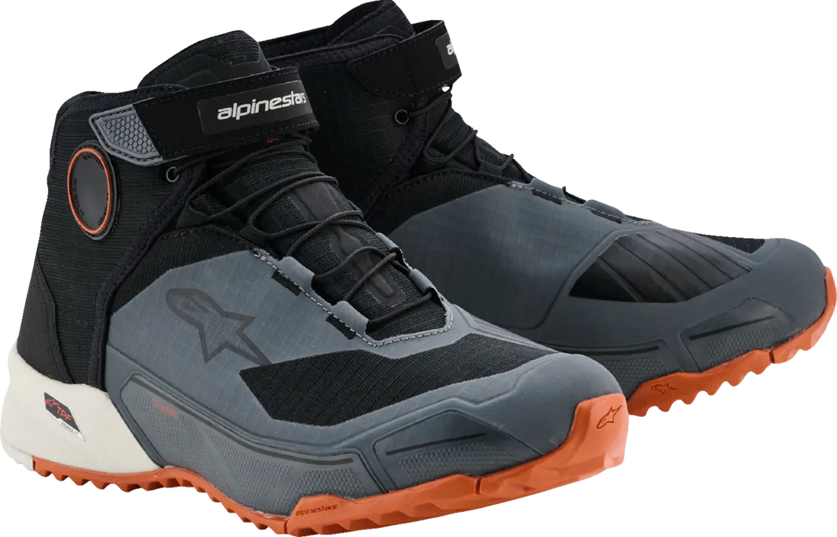 Alpinestars CR-X Drystar Riding Shoes Black/Gray/Rust
