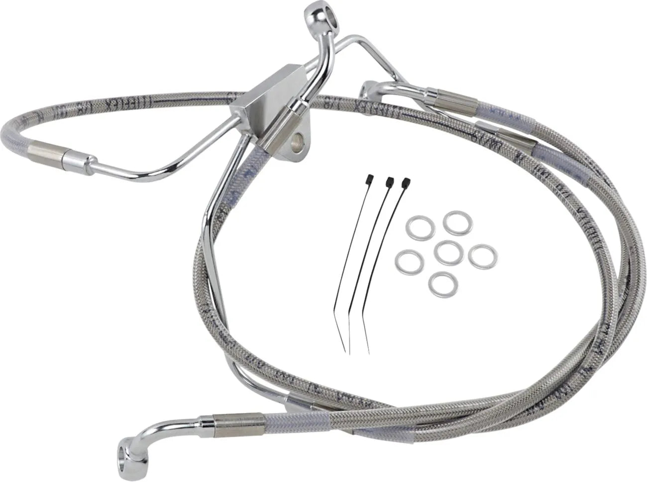Drag Specialties Verlängerter Bremsleitungssatz für ABS-Modelle