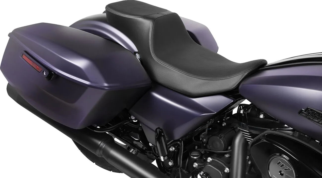 Drag Specialties Predator 2-up Extended Reach Seat - For Harley Davidson
