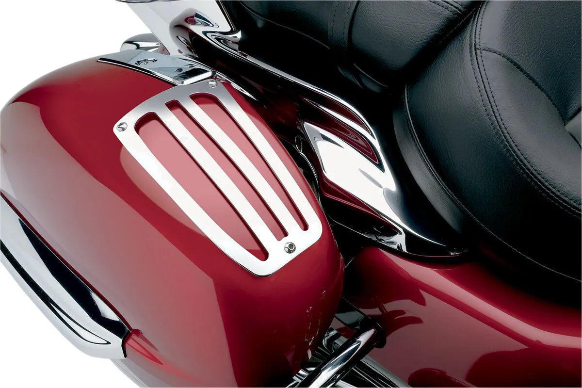 Cobra Saddlebag Lid Guards Chrome Steel Set