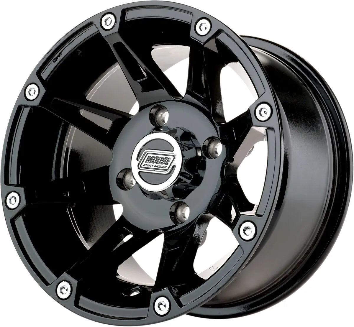 Moose Offroad 387x Wheel - 12 Inch Black
