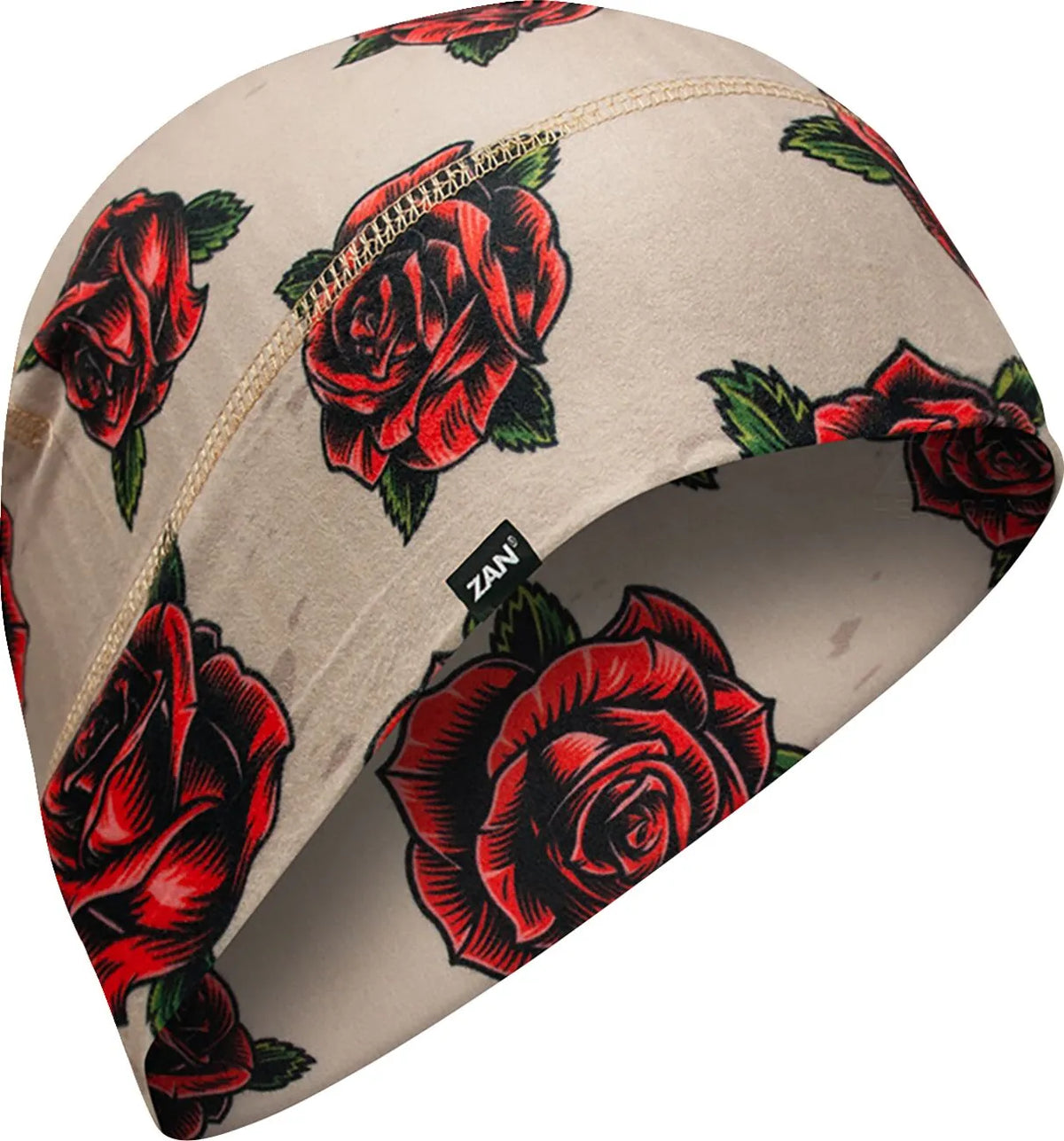 Zan Headgear SportFlex Beanie Tattoo Roses