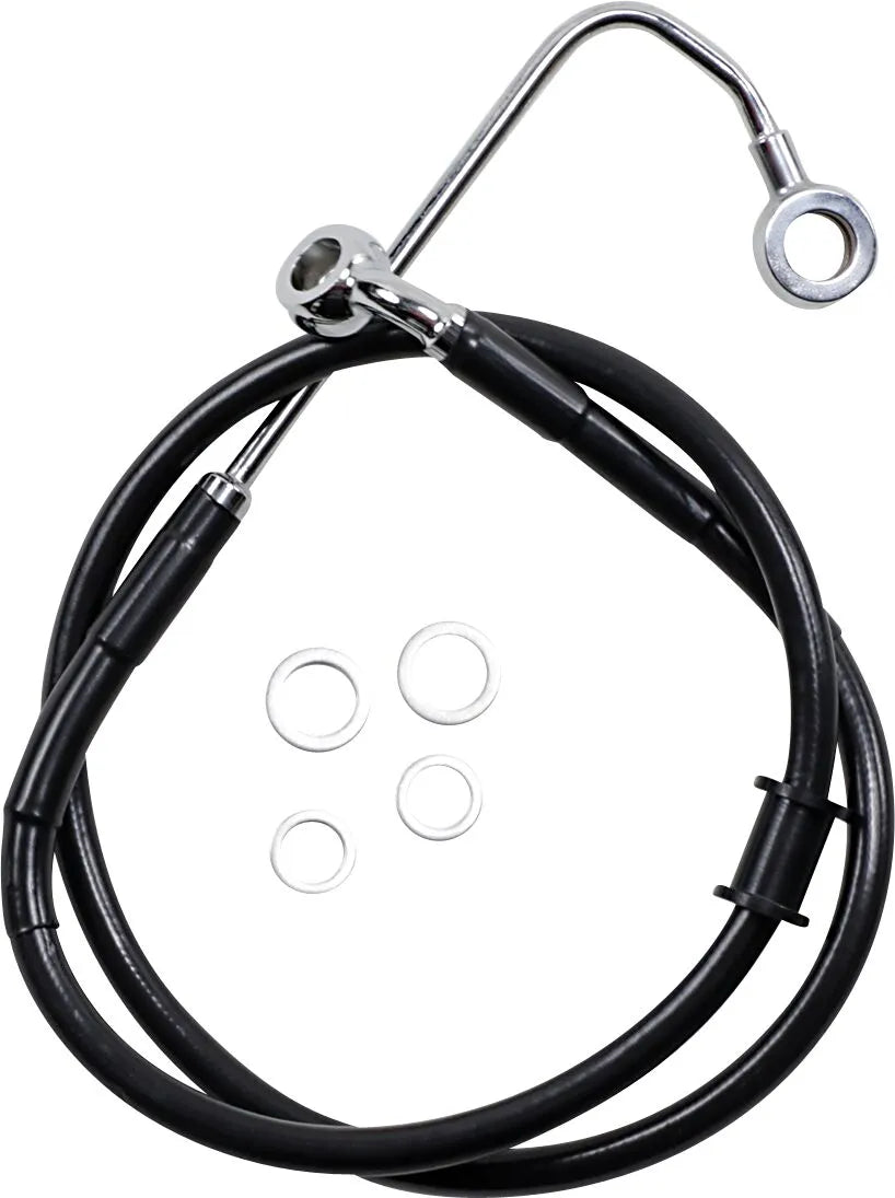 Drag Specialties Edelstahl-Bremsleitungssatz ABS Vorne Oben