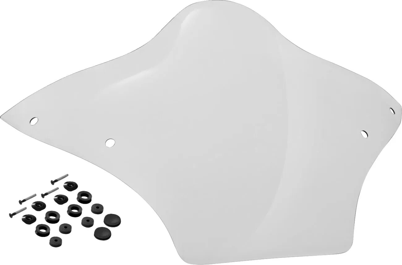 Memphis Shades Race Bubble Windshield