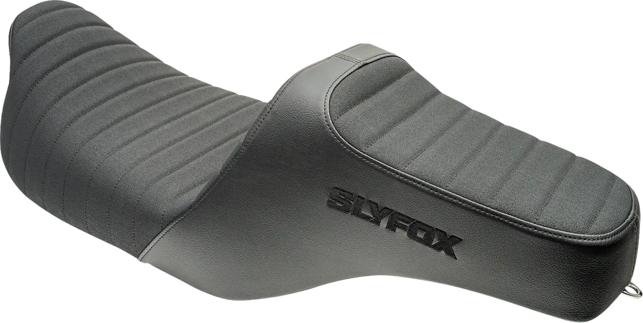 Slyfox High Noon Seat - Enhanced Comfort - For Harley Davidson