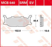 Trw Srm Series Sinter-Roller Bremsbeläge (Paar) - Vorne