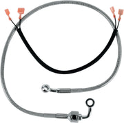 Drag Specialties Edelstahl-Bremsleitungssatz hinten