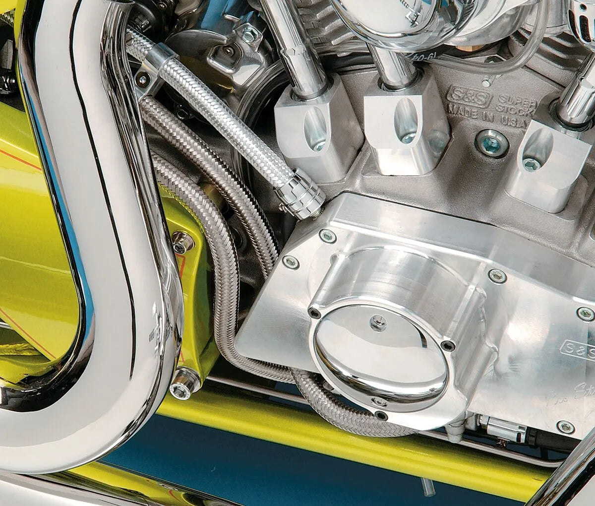 Drag Specialties Stainless Steel Braided Hose For Oil/fuel