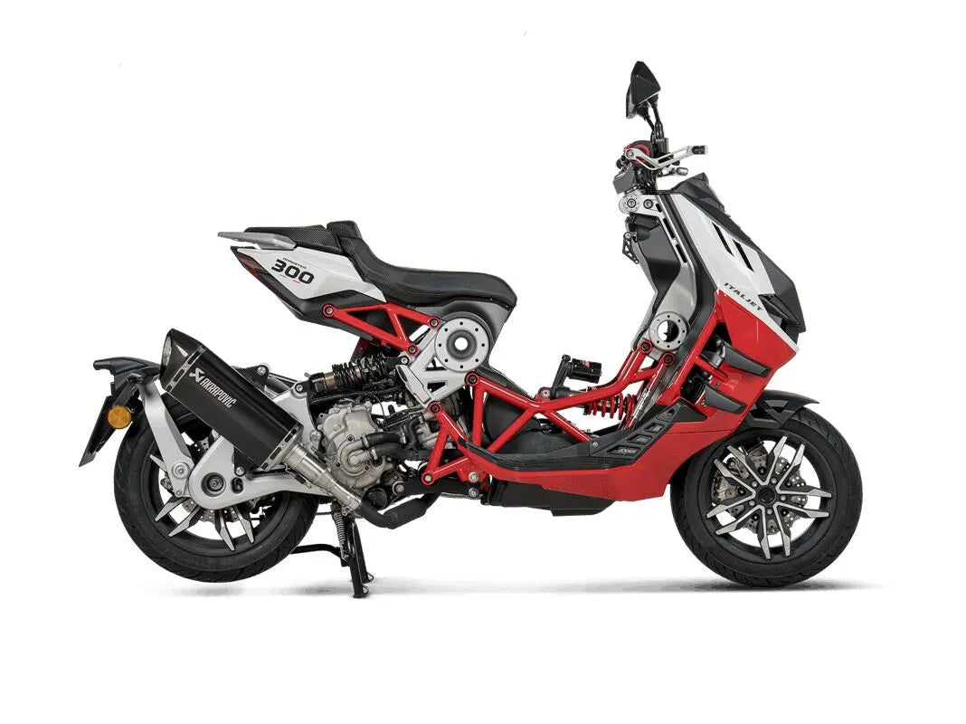 Akrapovic Slip-on Line Schalldämpfer Für Roller - ECE Straßenzulassung