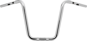 La Choppers Twin Round Handlebar - 14" Chrome Ape Hangers