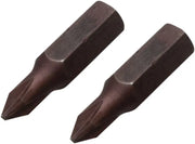 Motion Pro JIS #1 Cross-Head Hex-Drive Bits Black Pair