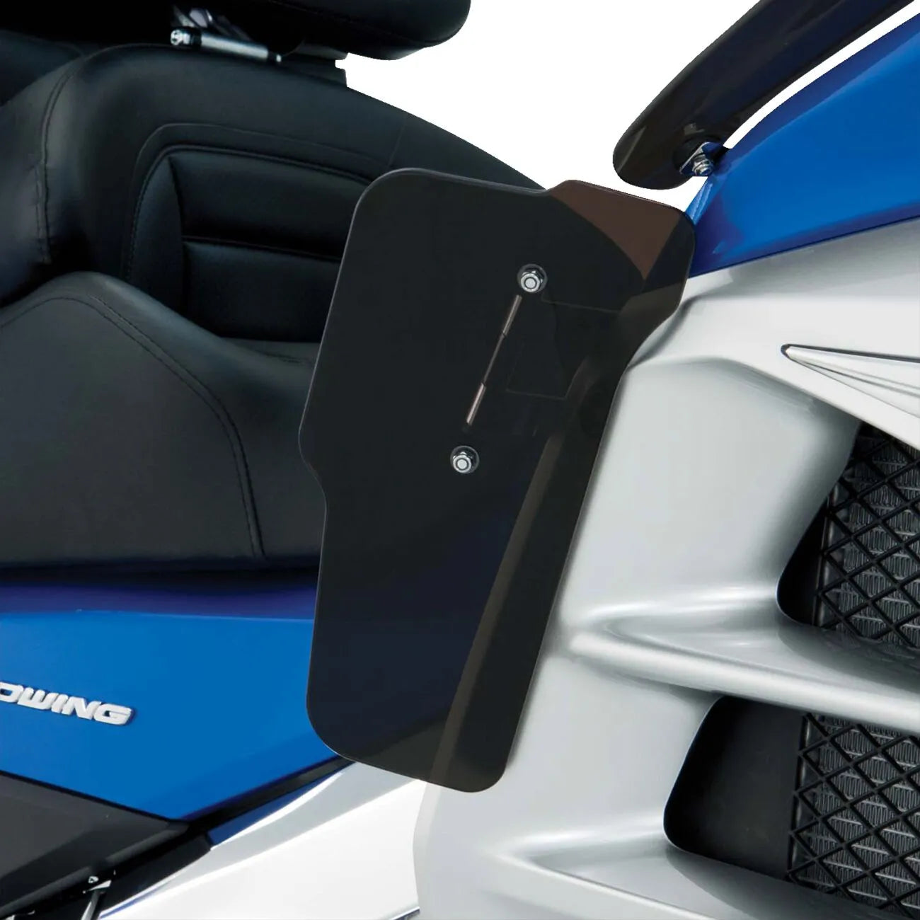 Show Chrome Lower Wind Deflectors - Smoke