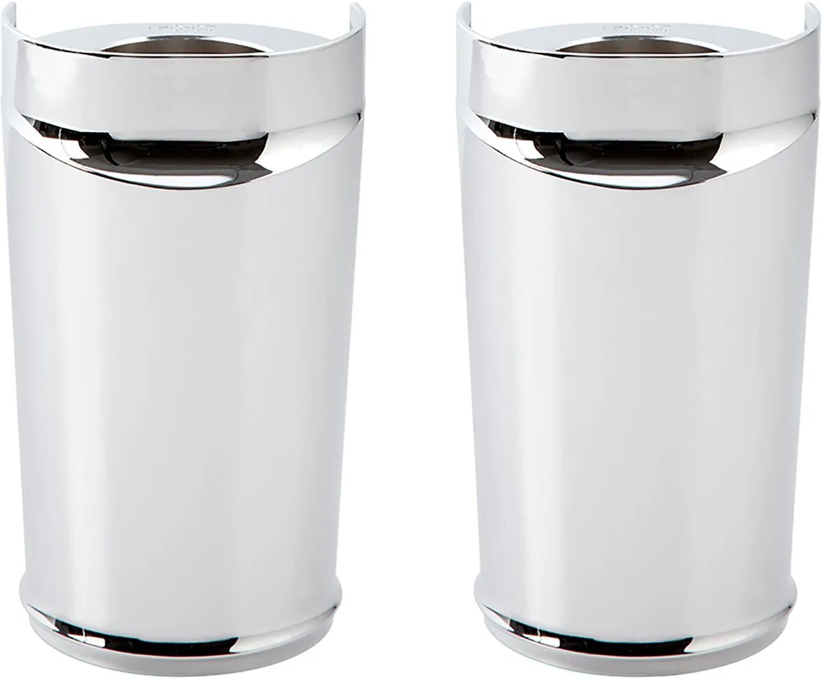 Arlen Ness Fork Boot Covers In Chrome