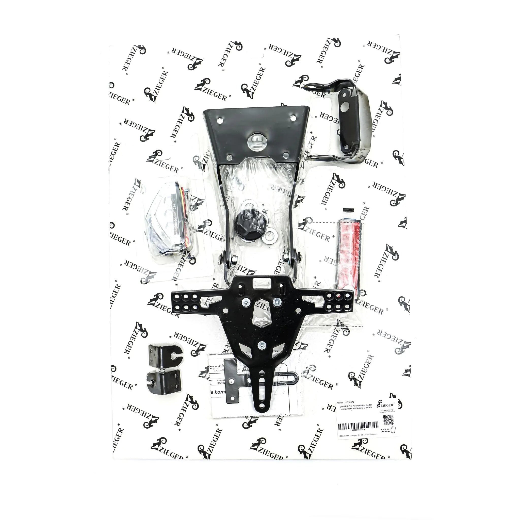 Zieger Pro License Plate Holder Type B