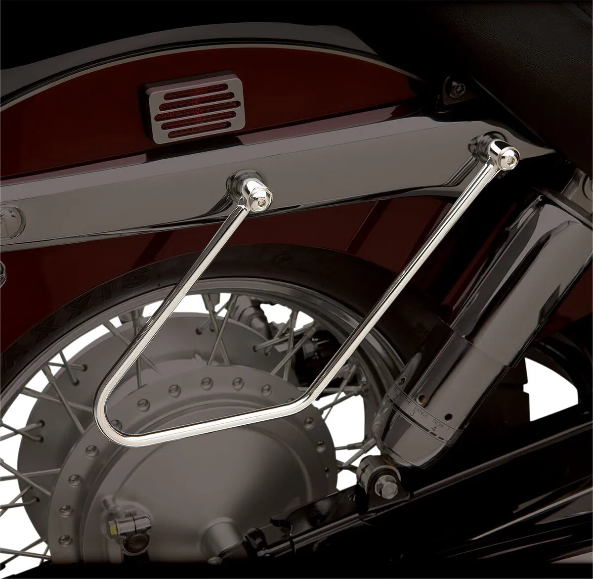 Show Chrome Saddlebag Stays