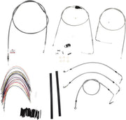 BURLY BRAND Complete Handlebar Cable/Brake Line Kit for Ape