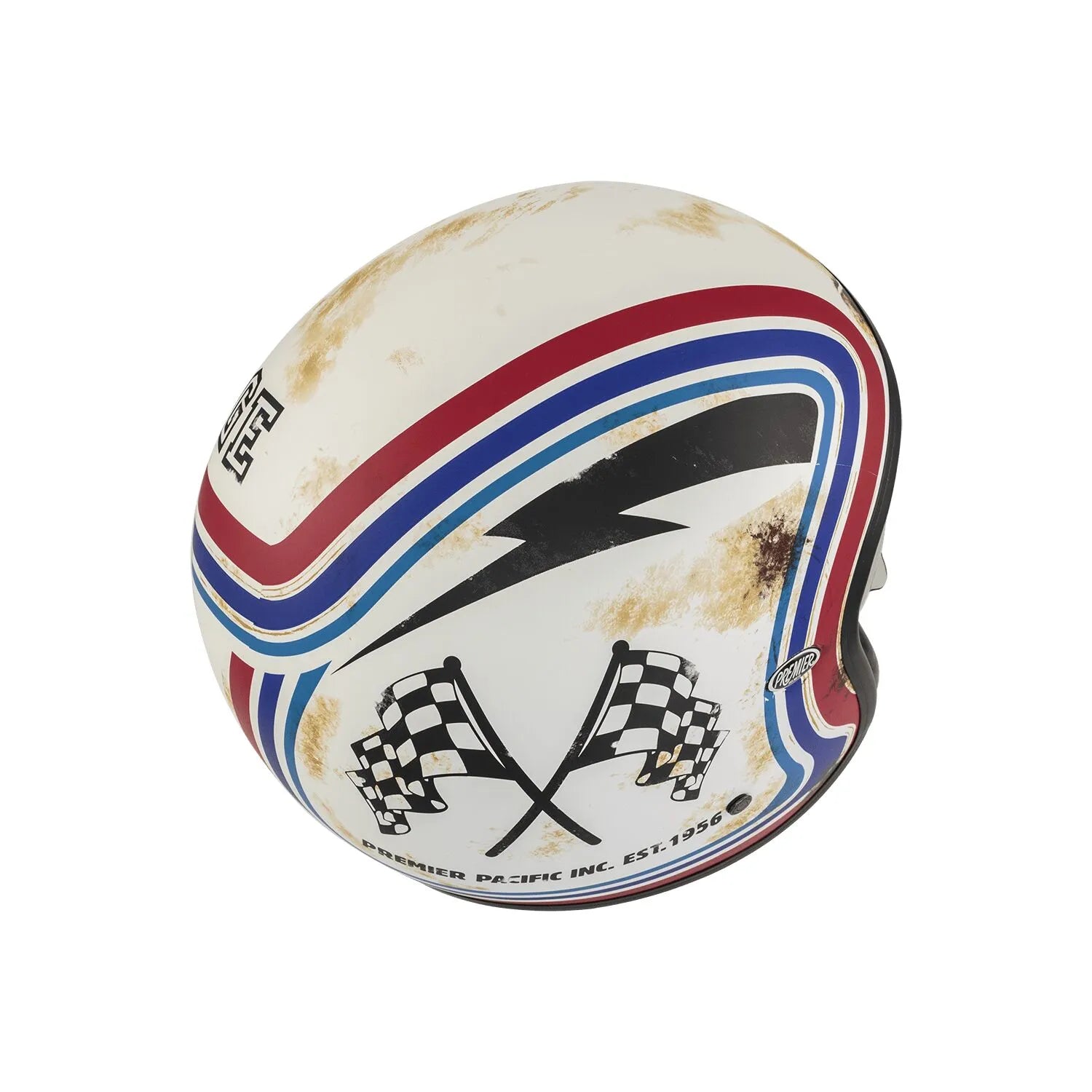 Premier Helmets Vintage Helmet - Open Face Motorcycle Helmet