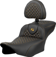 Saddlemen Roadsofa Dragon Scale Seat - For Harley Davidson