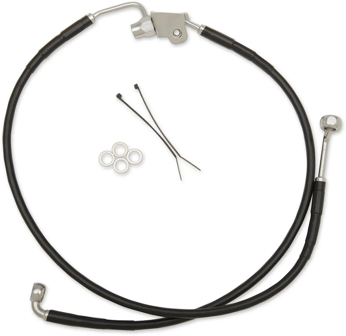 Drag Specialties Edelstahl Bremsleitungssatz Hinten