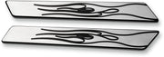 Joker Machine Saddlebag Latch Inserts - Billet Aluminum