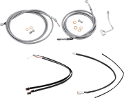 BURLY BRAND Stainless Braided Cable/Brake Line Kit for Ape