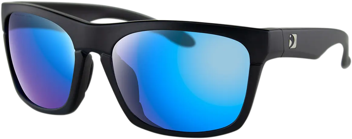 Bobster Route Sunglasses Black with Purple Lens