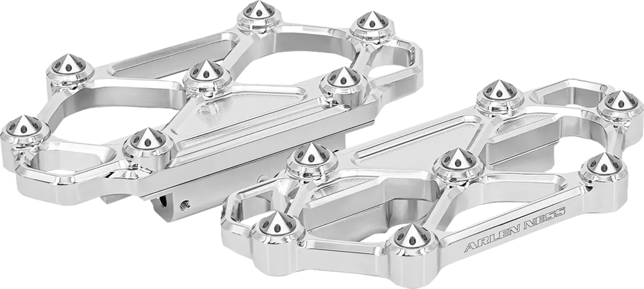 Arlen Ness Diamond Floorboards - Chrome