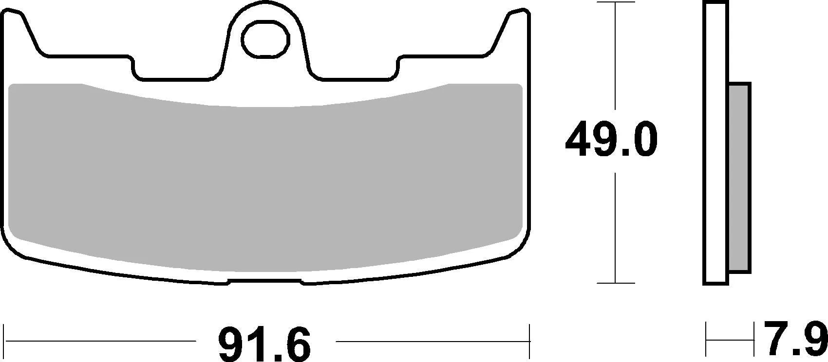 SBS HS Street Excel Sinter Bremsbeläge - Vorne & Hinten